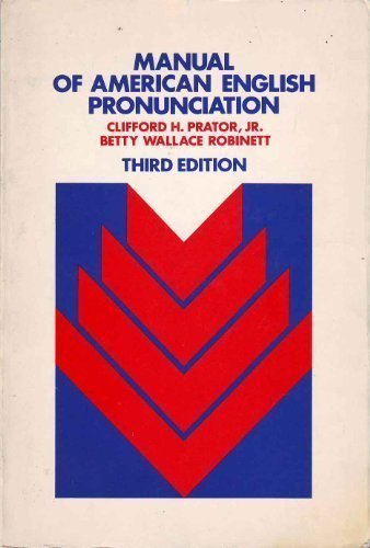 Book Manual of American English pronunciation, free