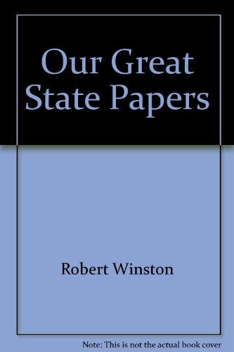 Book Our Great State Papers free