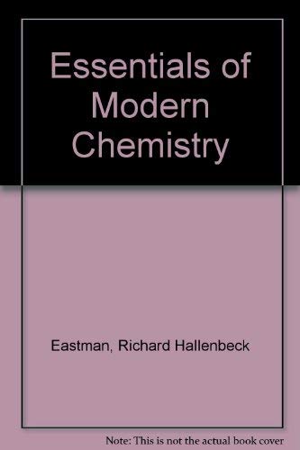 Book Essentials Of Modern Chemistry free