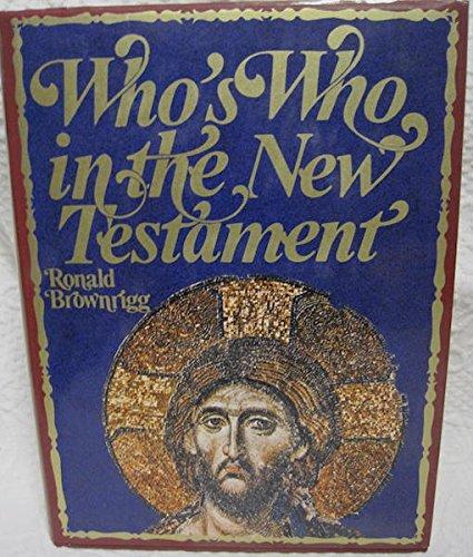 Book Who's Who in the New Testament. free