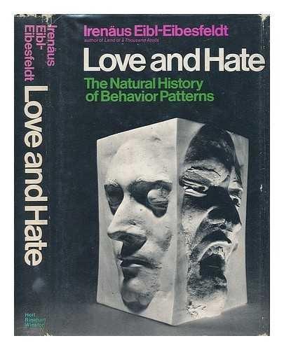 Book Love and Hate: The Natural History of Behavior Patterns free