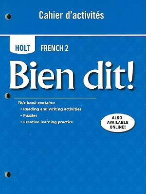 Book Cahier d'activities Student Edition Level 2 (Bien dit!) free