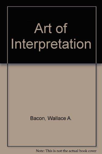 Book The Art Of Interpretation free
