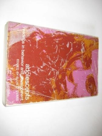 Book Adolescents: readings in behavior and development, free