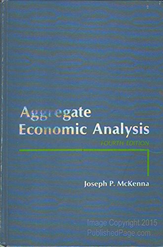Book Aggregate economic analysis free
