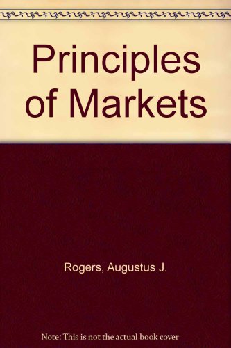 Book Principles of markets (Dryden Press principles of economics series. Microeconomics: markets) free