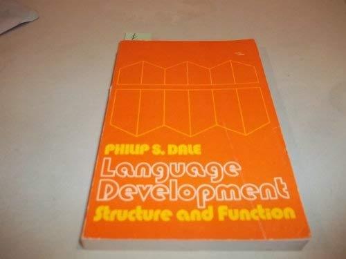 Book Language Development: Structure and Function free