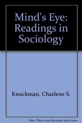 Book The Mind's Eye: Readings In Sociology free