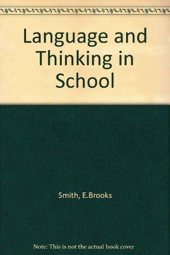 Book Language and thinking in school free