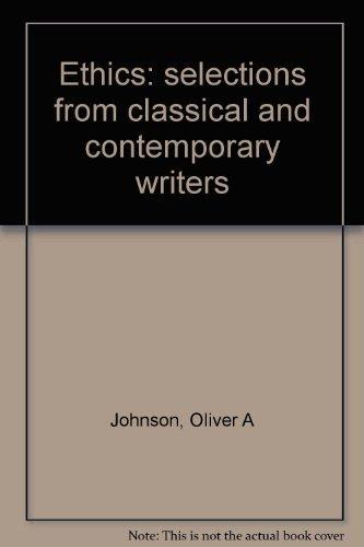 Book Ethics: Selections From Classical And Contemporary Writers free