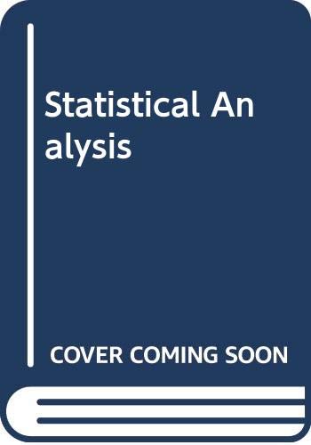 Book Statistical Analysis, With Business And Economic Applications free