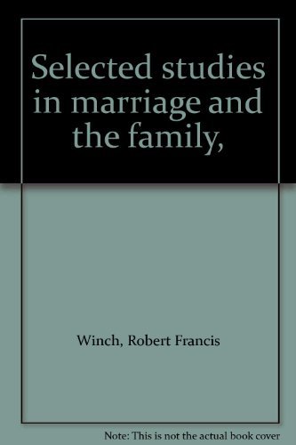 Book Selected studies in marriage and the family, free