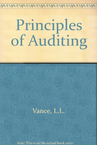 Book Principles of Auditing free