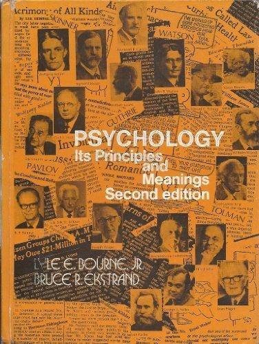 Book Psychology: Its principles and meanings free