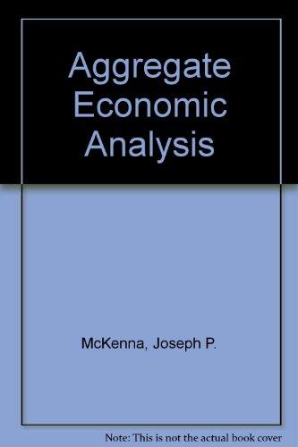 Book Aggregate Economic Analysis free
