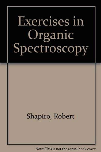 Book Exercises in Organic Spectroscopy free