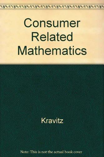 Book Consumer Related Mathematics free