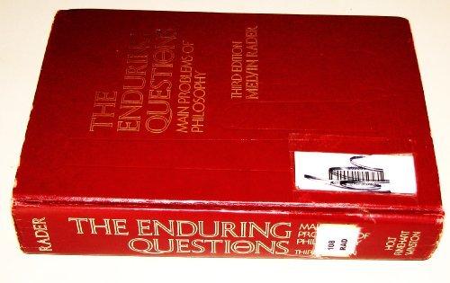 Book The Enduring Questions: Main Problems Of Philosophy free