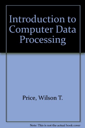 Book Introduction To Computer Data Processing free