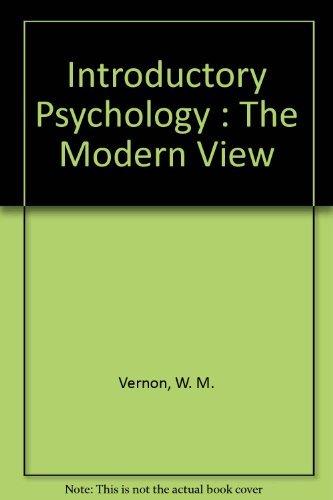 Book Introductory Psychology : The Modern View free