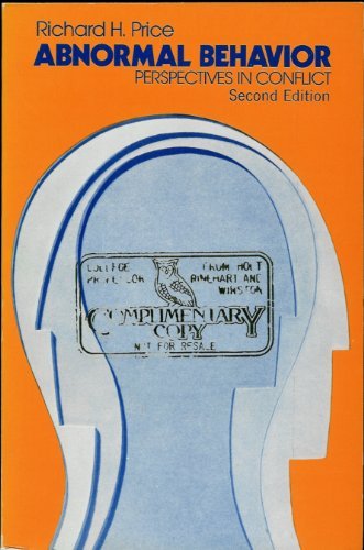 Book Abnormal behavior: Perspectives in conflict free