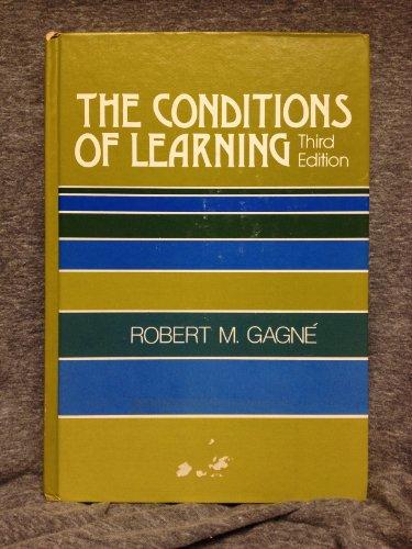 Book The conditions of learning free