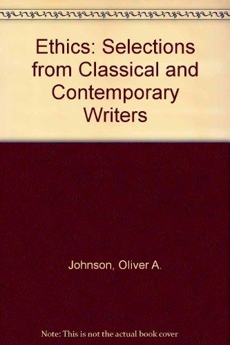 Book Ethics: Selections from Classical and Contemporary Writers free