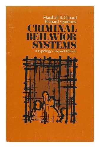 Book Criminal Behavior Systems: A Typology free