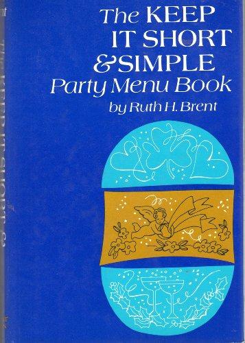Book The keep it short & simple party menu book free