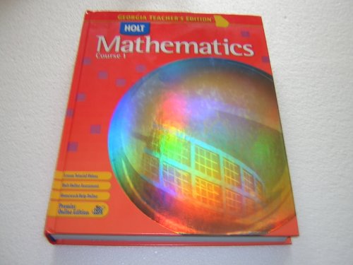 Book Georgia Teacher's Edition Holt Mathematics (Holt Mathematics, course 1) free