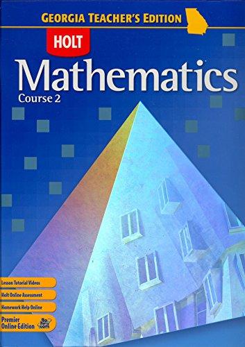Book Holt Mathematics Course 2 Georgia Teacher's Edition free