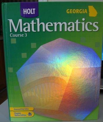 Book Mathematics, Grade 8 Course 3: Holt Mathematics Georgia free