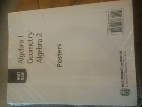 Book Holt Algebra 1: Posters free