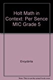 Book Holt Math In Context free