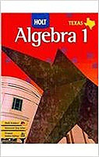 Book Holt Algebra 1 Texas: Student Edition (spanish) Algebra 1 2007 free