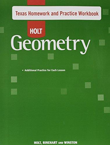 Book Holt Geometry Texas Homework and Practice Workbook free