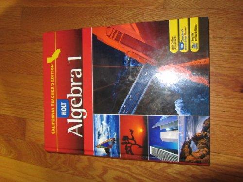 Book Holt Algebra 1 California Teacher's Edition free