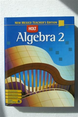 Book Algebra 2, New Mexico Teacher's Edition free