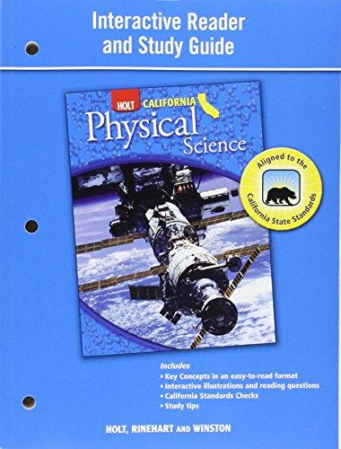 Book Interactive Reader and Study Guide: Holt California Physical Science free