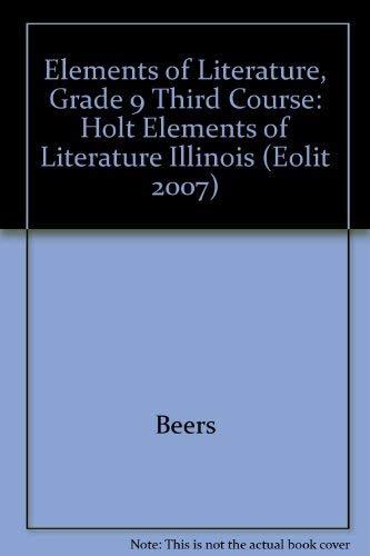 Book Elements of Literature Illinois: Elements of Literature Student Edition Third Course 2007 free