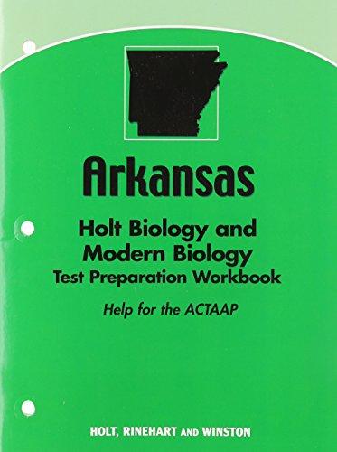 Book Holt Biology Arkansas: Holt Biology and Modern Biology Test Preparation Workbook free