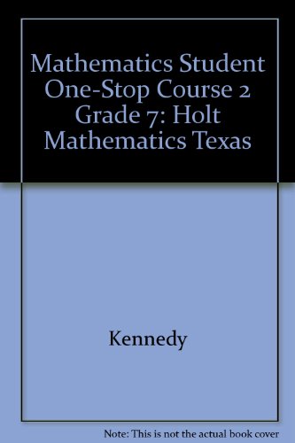 Book Holt Mathematics: Student One-Stop Course 2 2007 free