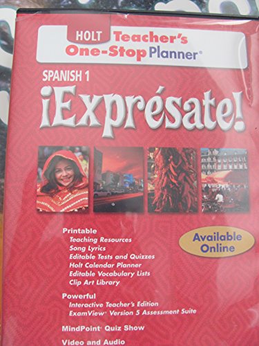 Book ?Expr?sate!: Teacher One-Stop Planner Level 1 free