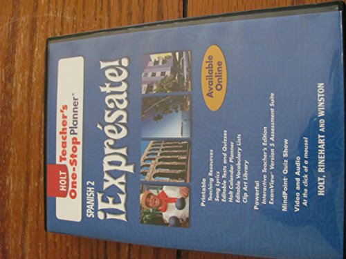 Book ?Expr?sate!: Teacher One-Stop Planner Level 2 free