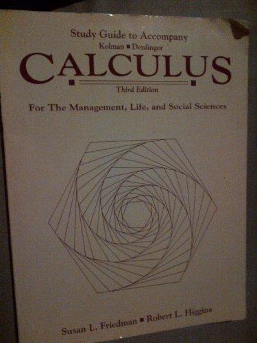 Book Calculus for Management free