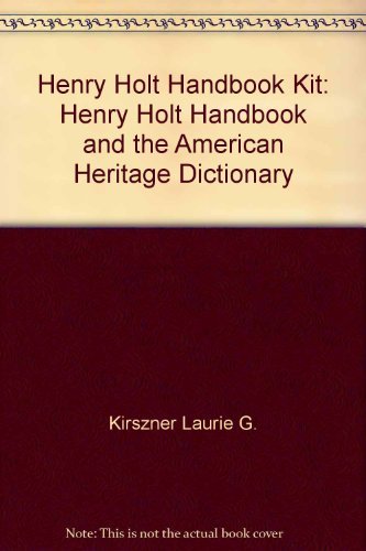 Book Henry Holt Handbook Kit: Henry Holt Handbook And The American Heritage Dictionary free