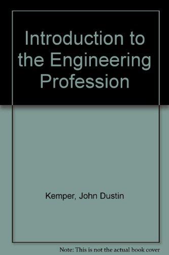 Book Introduction to the Engineering Profession free
