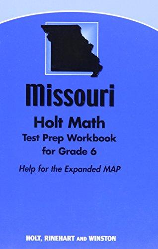 Book Holt Mathematics Missouri: Test Prep Workbook Grade 6 free