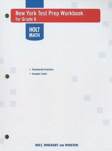 Book Holt Math New York Test Prep Workbook For Grade 6 free