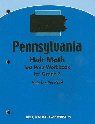 Book Holt Mathematics Mississippi: Test Prep Workbook Grade 7 free